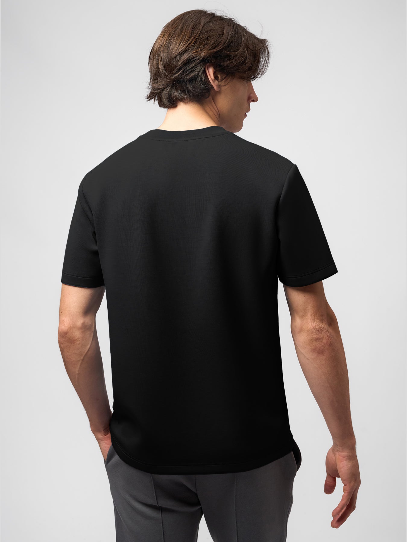 Modal Blend Pocket Tee with Rivet