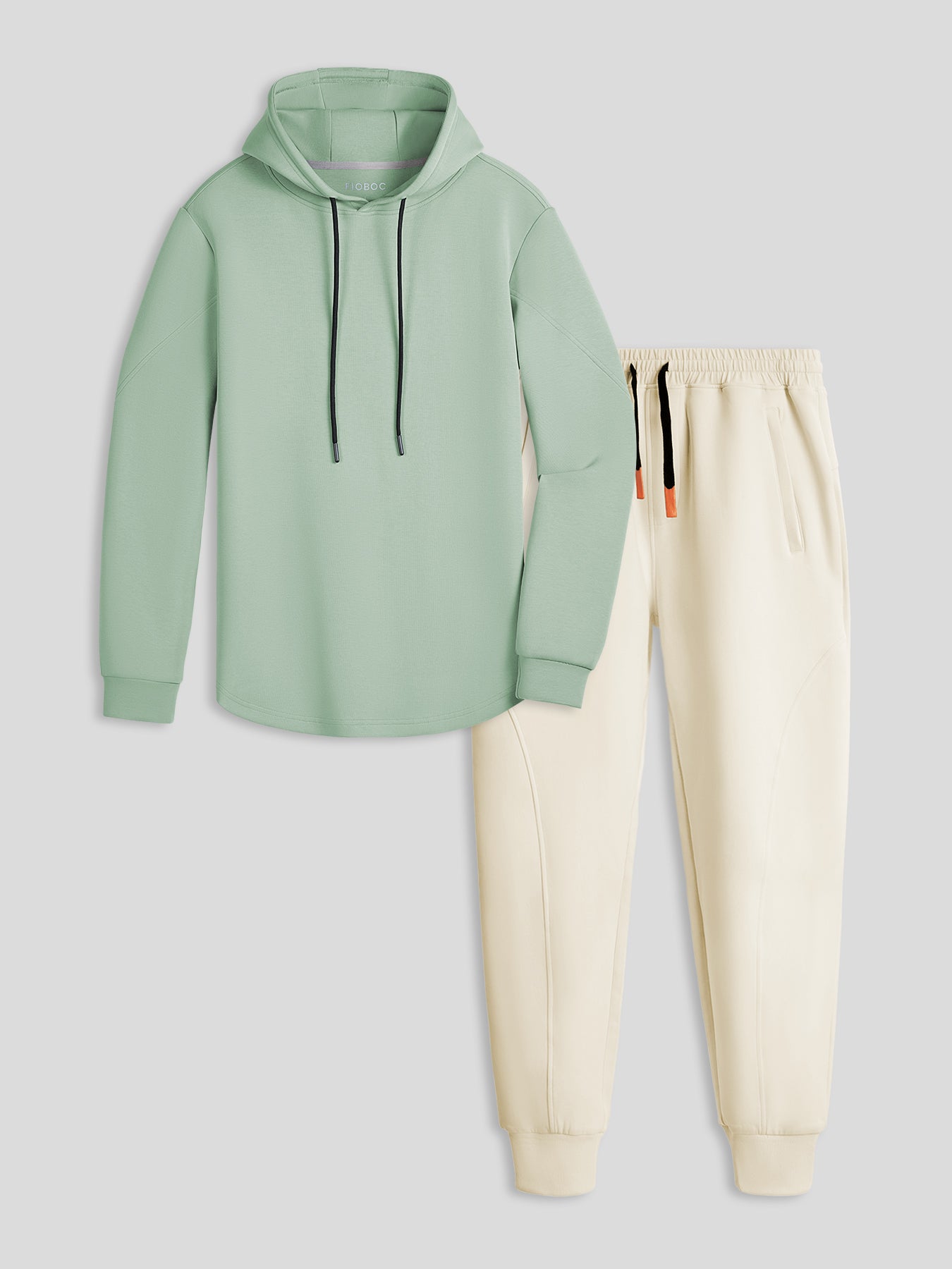 Cozyspacer Curve Hem Hoodie And Jogger Set