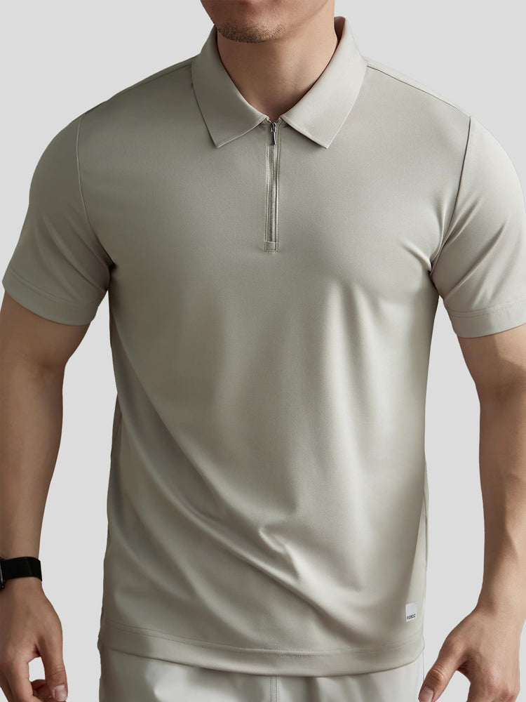 PerformancePro Piqué Short Sleeve Half Zip Polo | 