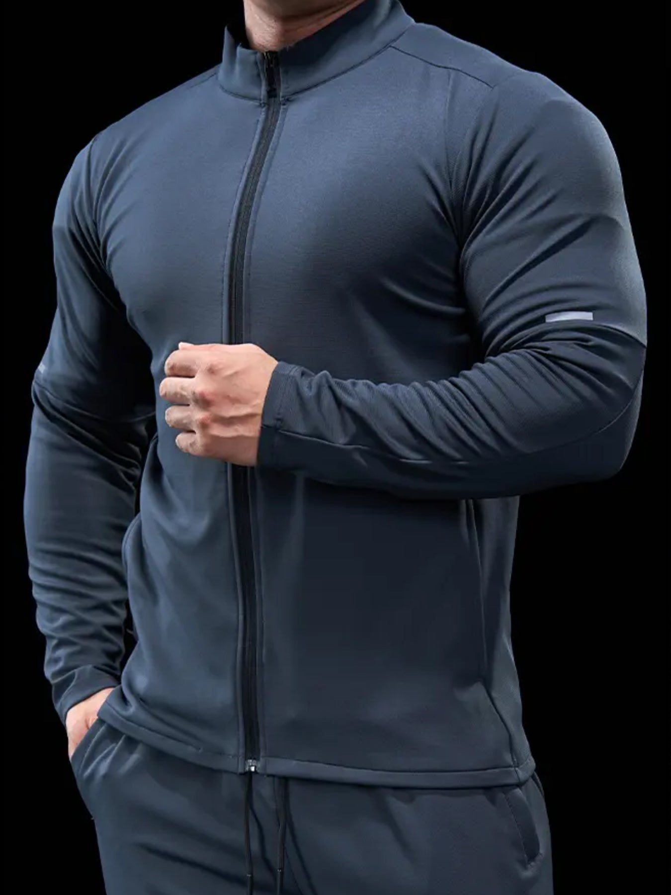 SmoothBlend ElevateMotion Quick Dry Stand Collar Sports Fitness Jacket