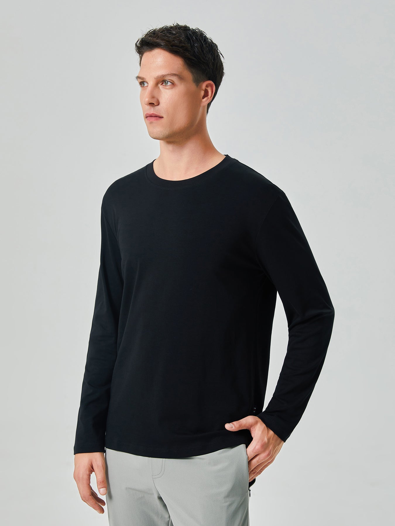 CloudWear Long Sleeve Straight Hem Tee