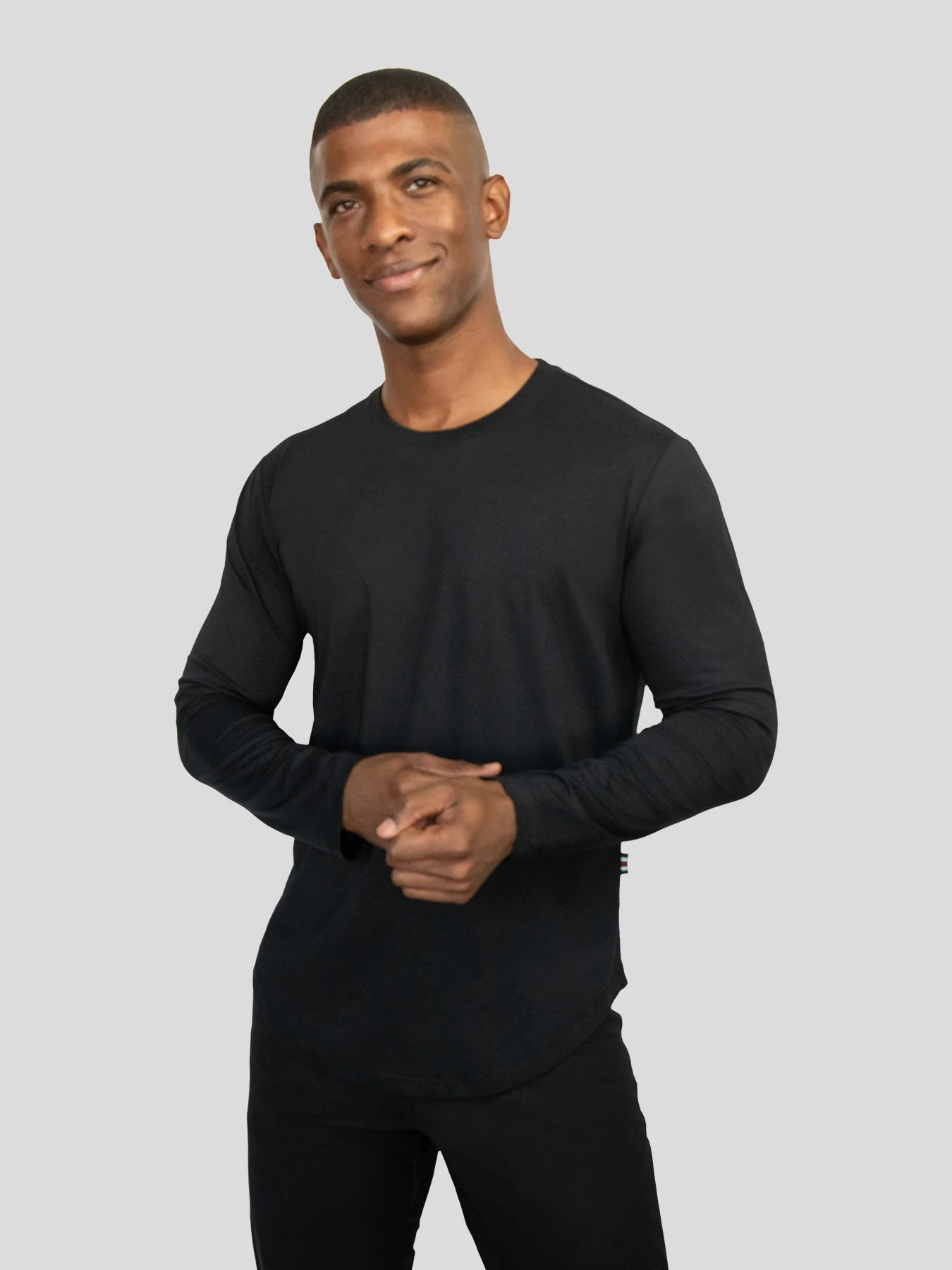 StaySmooth Long Sleeve Tee Multicolor 6-Pack: Slim Fit