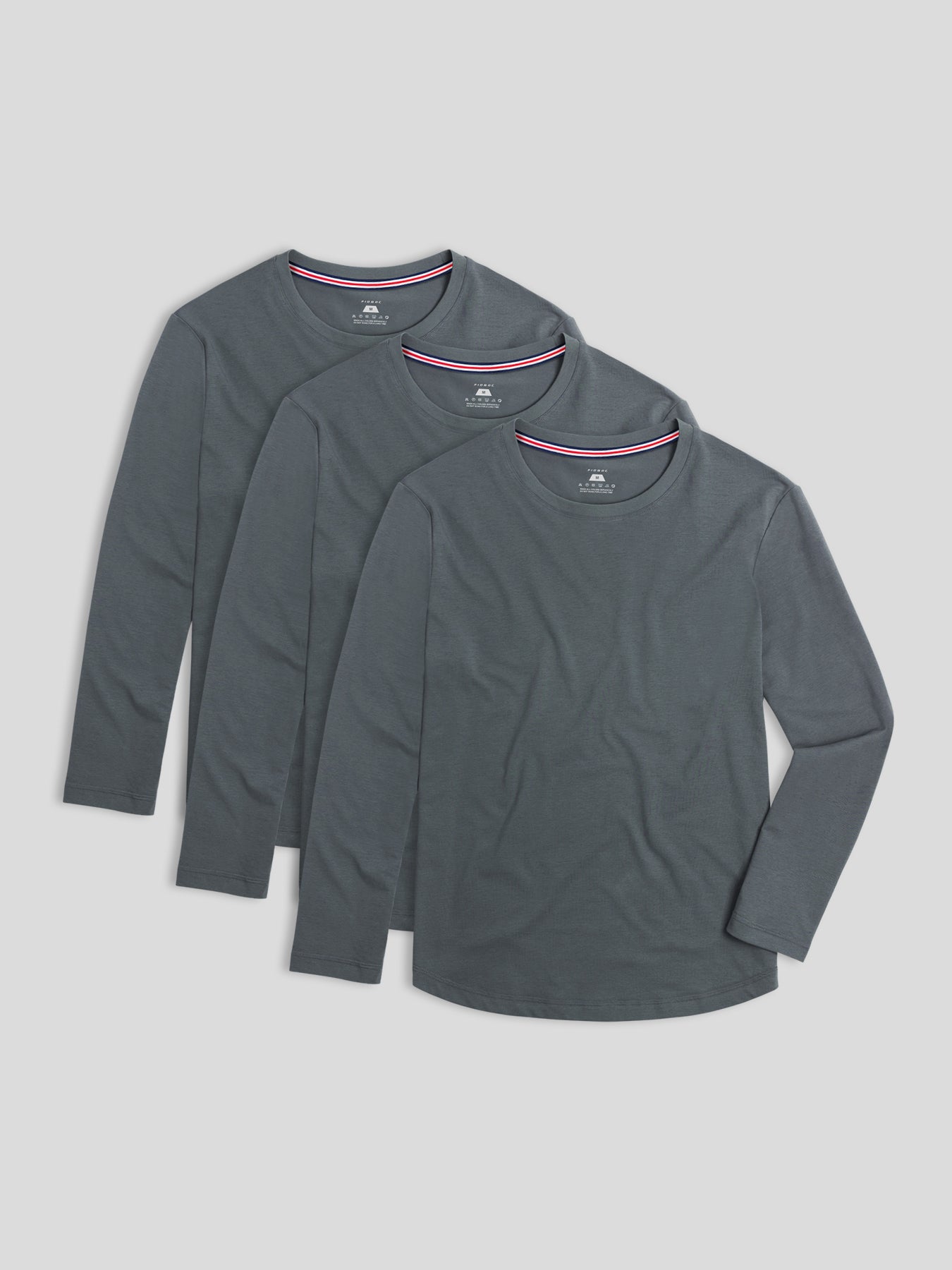 StaySmooth Long Sleeve Tee 3-Pack: Classic Fit