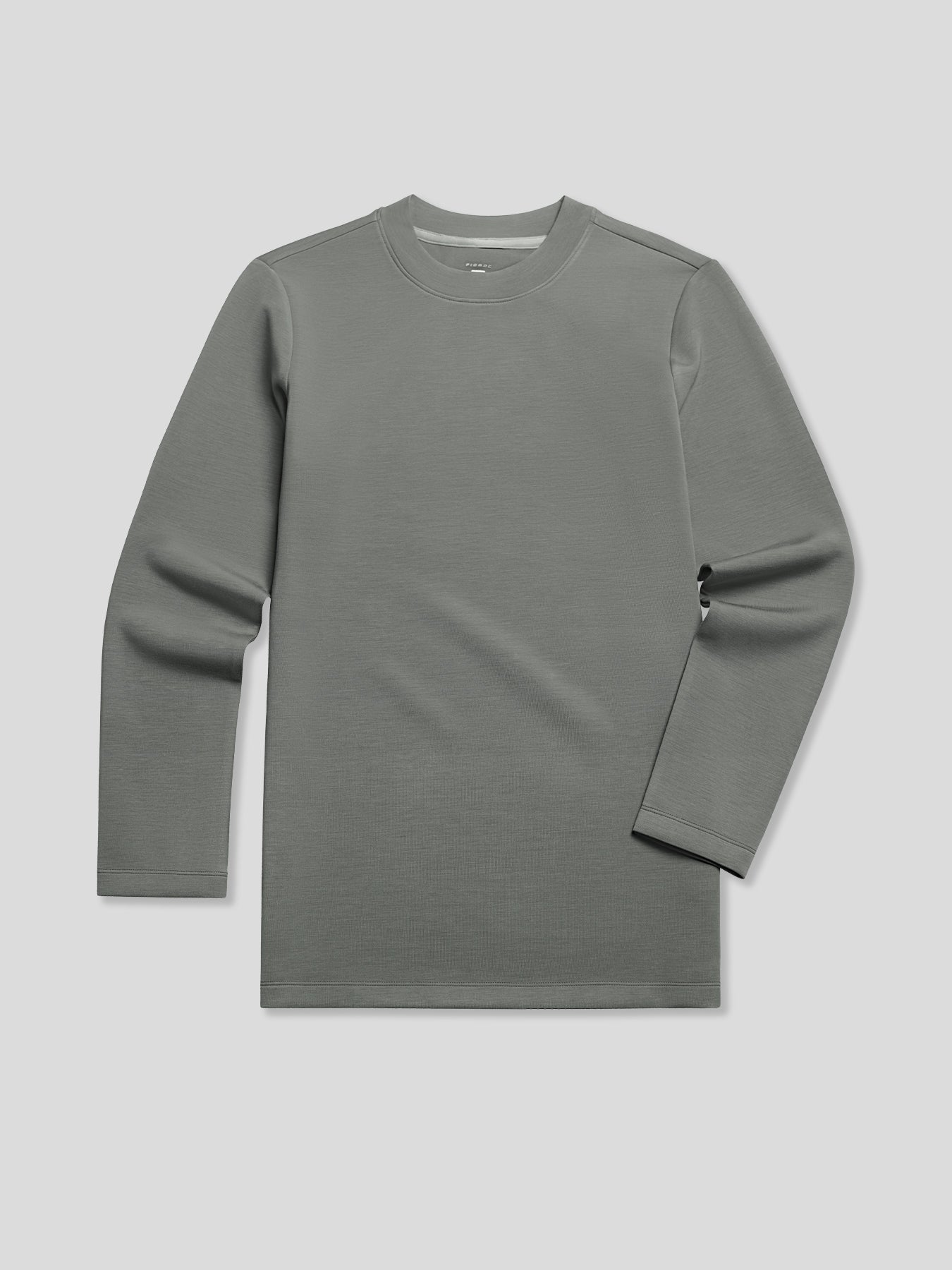 Modal Blend Elbow Patch Long Sleeve Tee