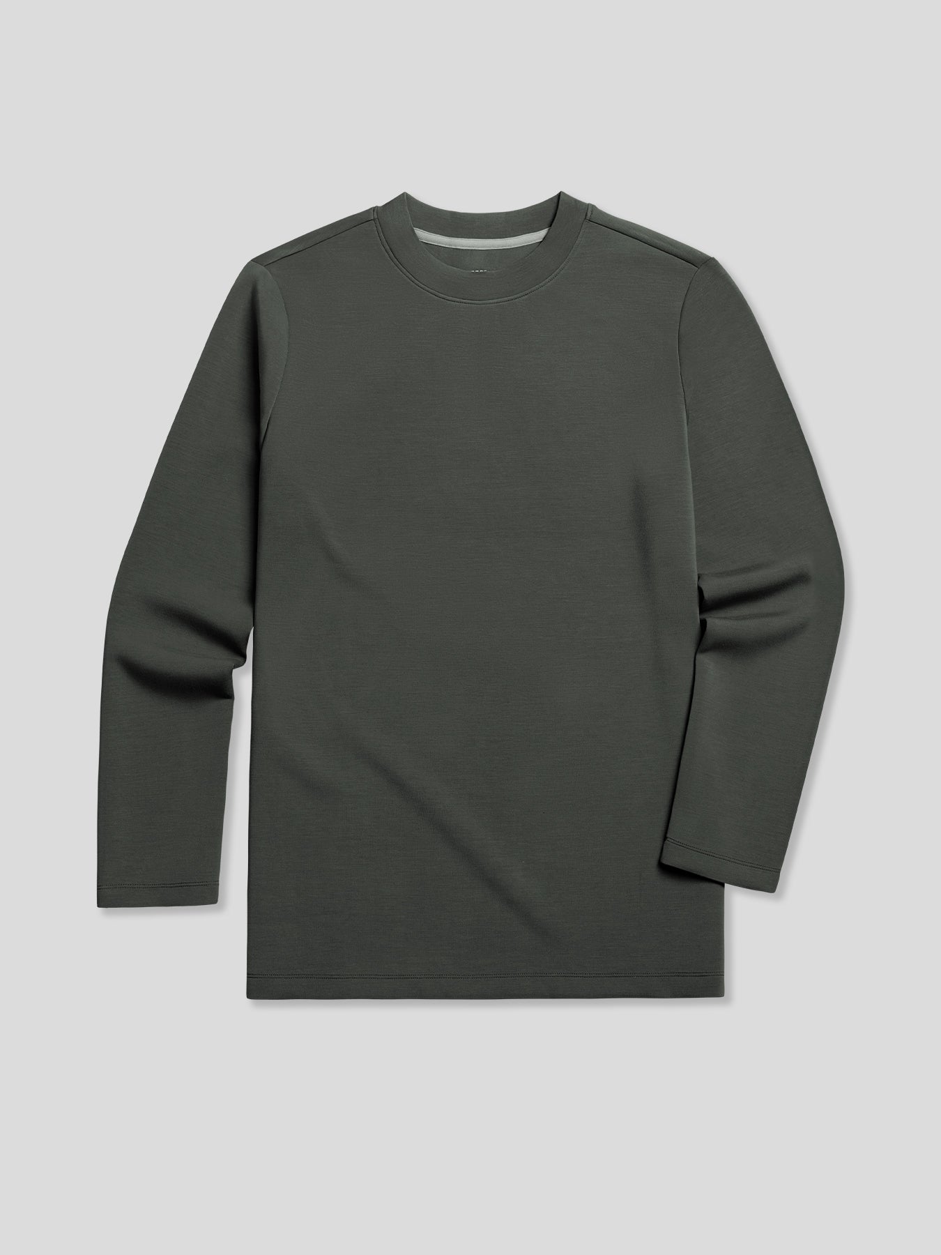 Modal Blend Elbow Patch Long Sleeve Tee