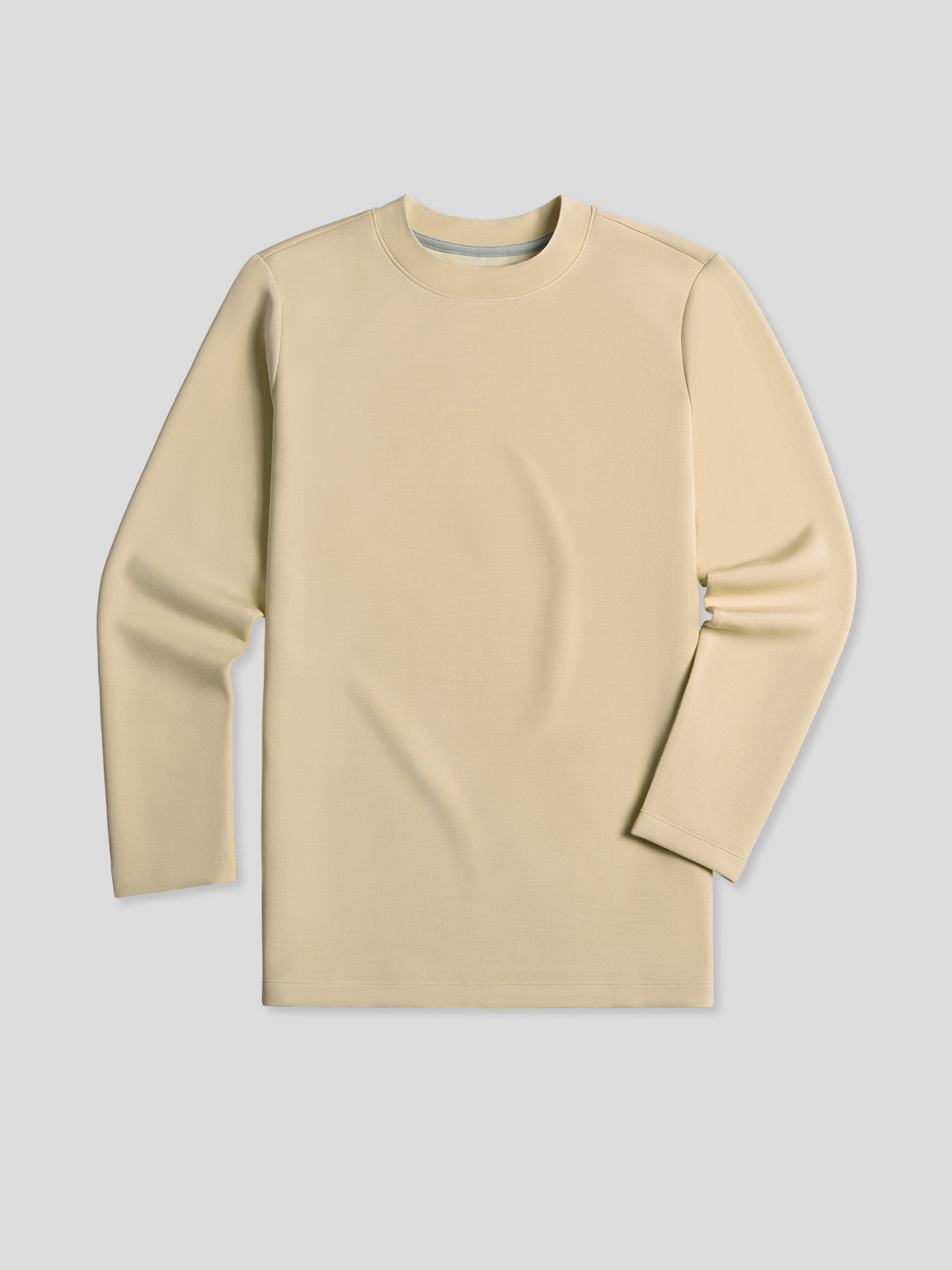 Modal Blend Elbow Patch Long Sleeve Tee