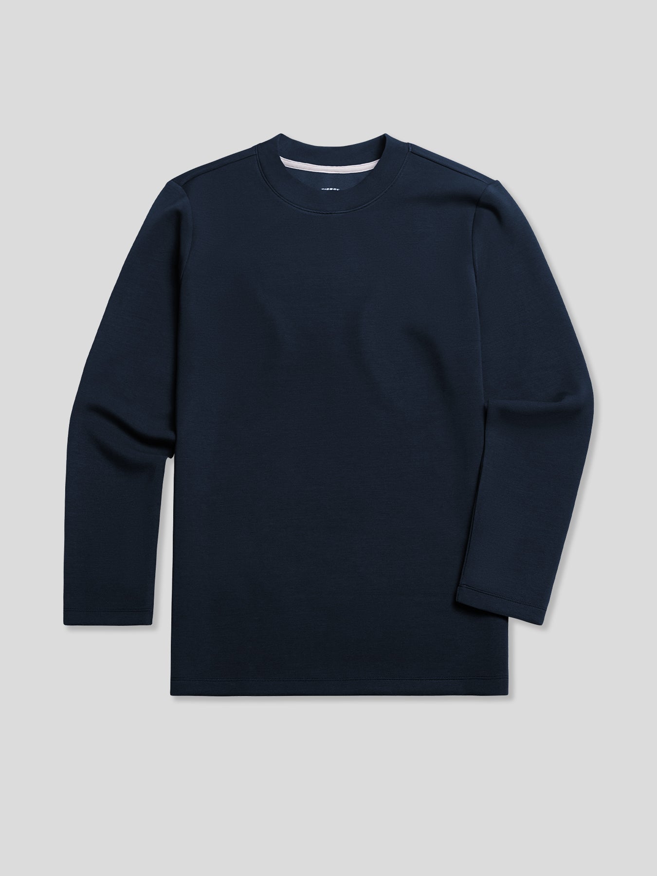 Modal Blend Elbow Patch Long Sleeve Tee