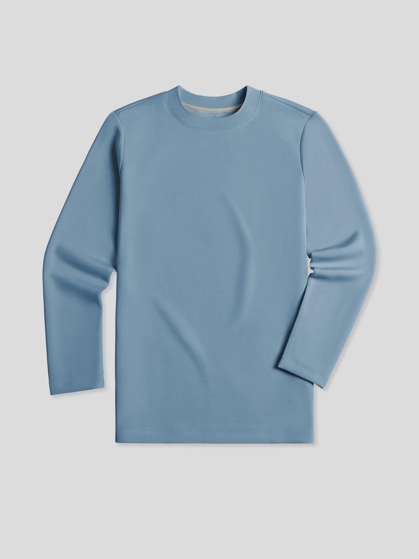 Modal Blend Elbow Patch Long Sleeve Tee