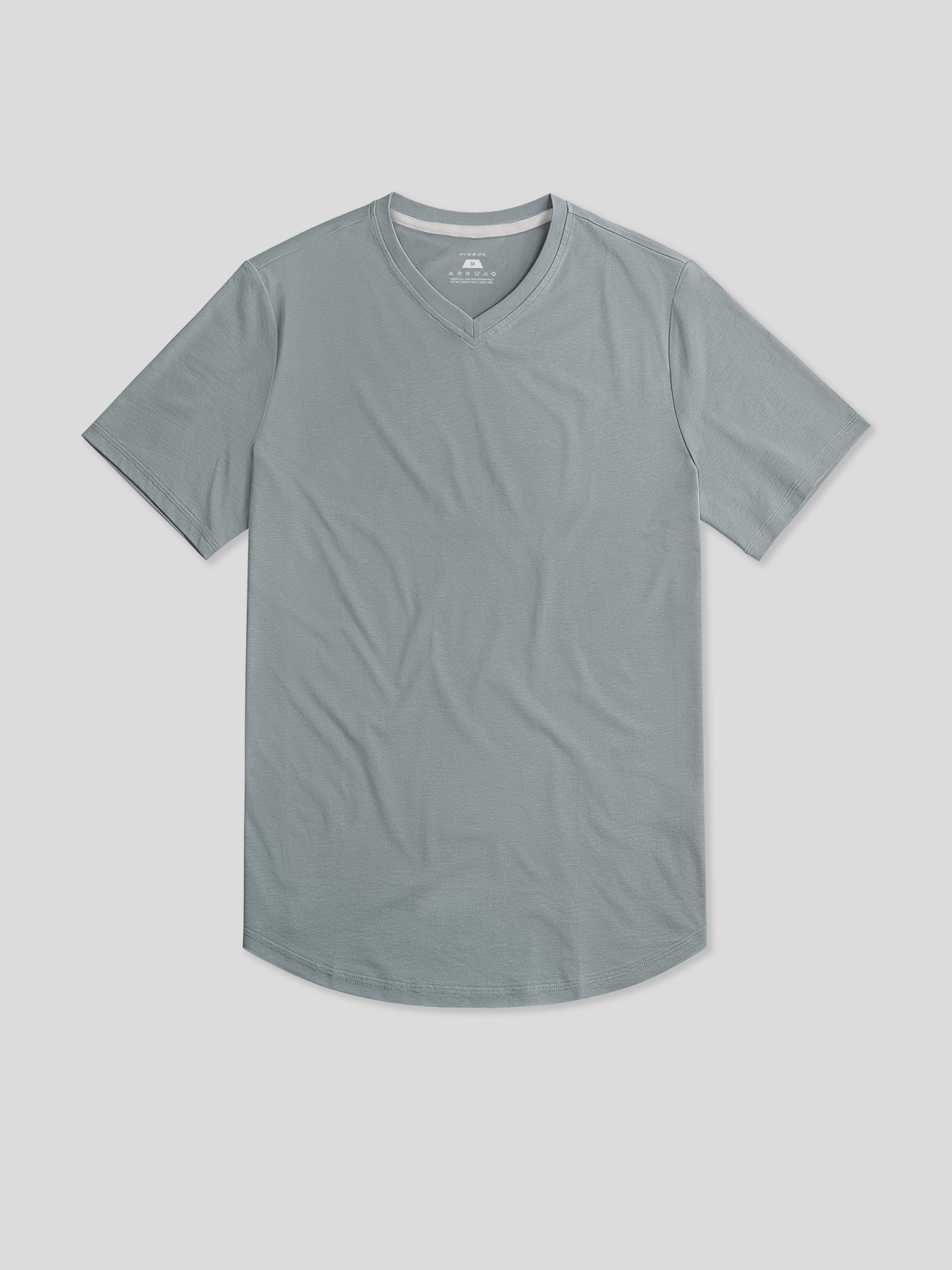 StayCool 2.0 V-neck Curve-Hem Tee: Slim Fit