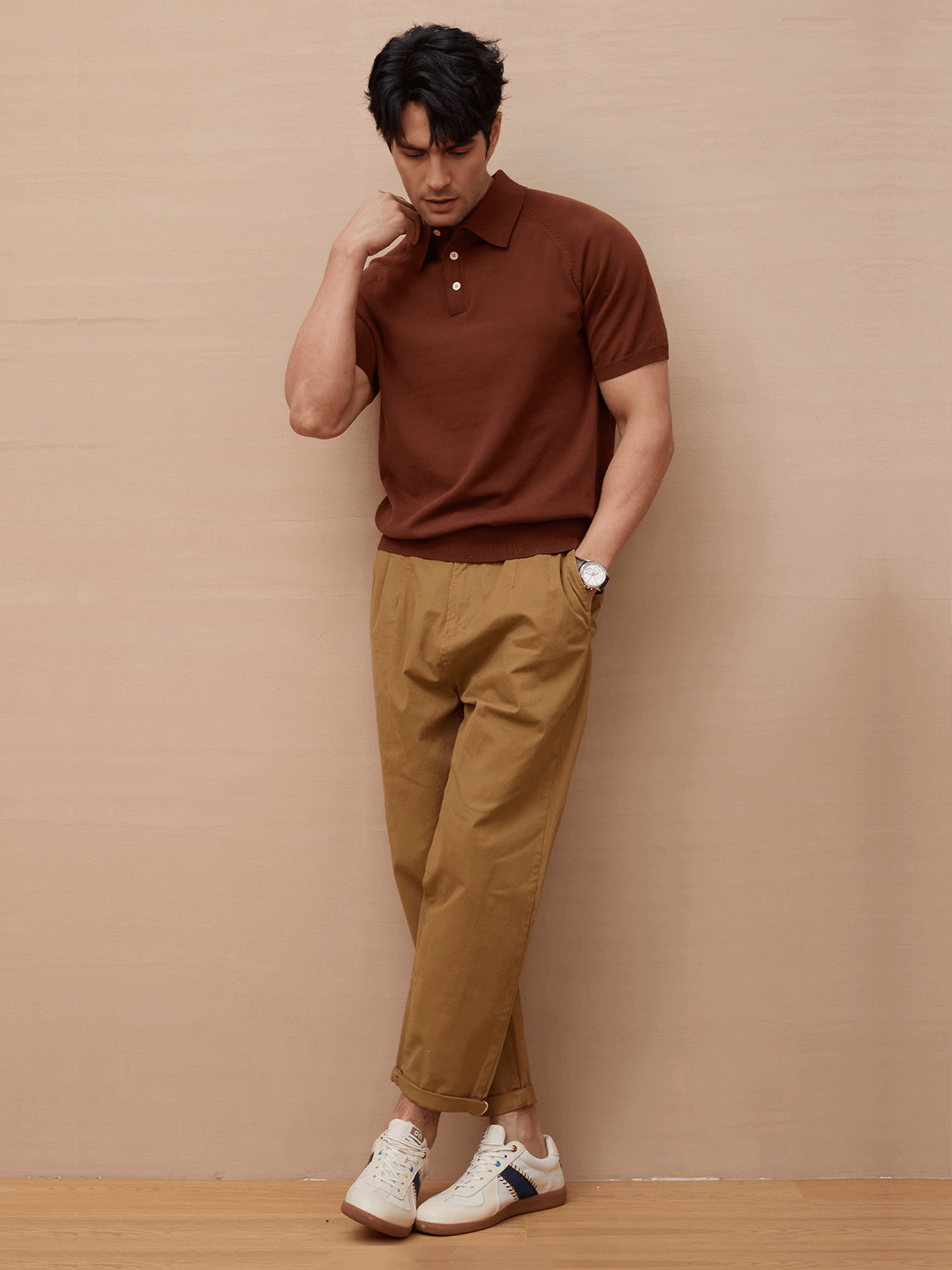 GentleKnit Short Sleeve Knitted Polo