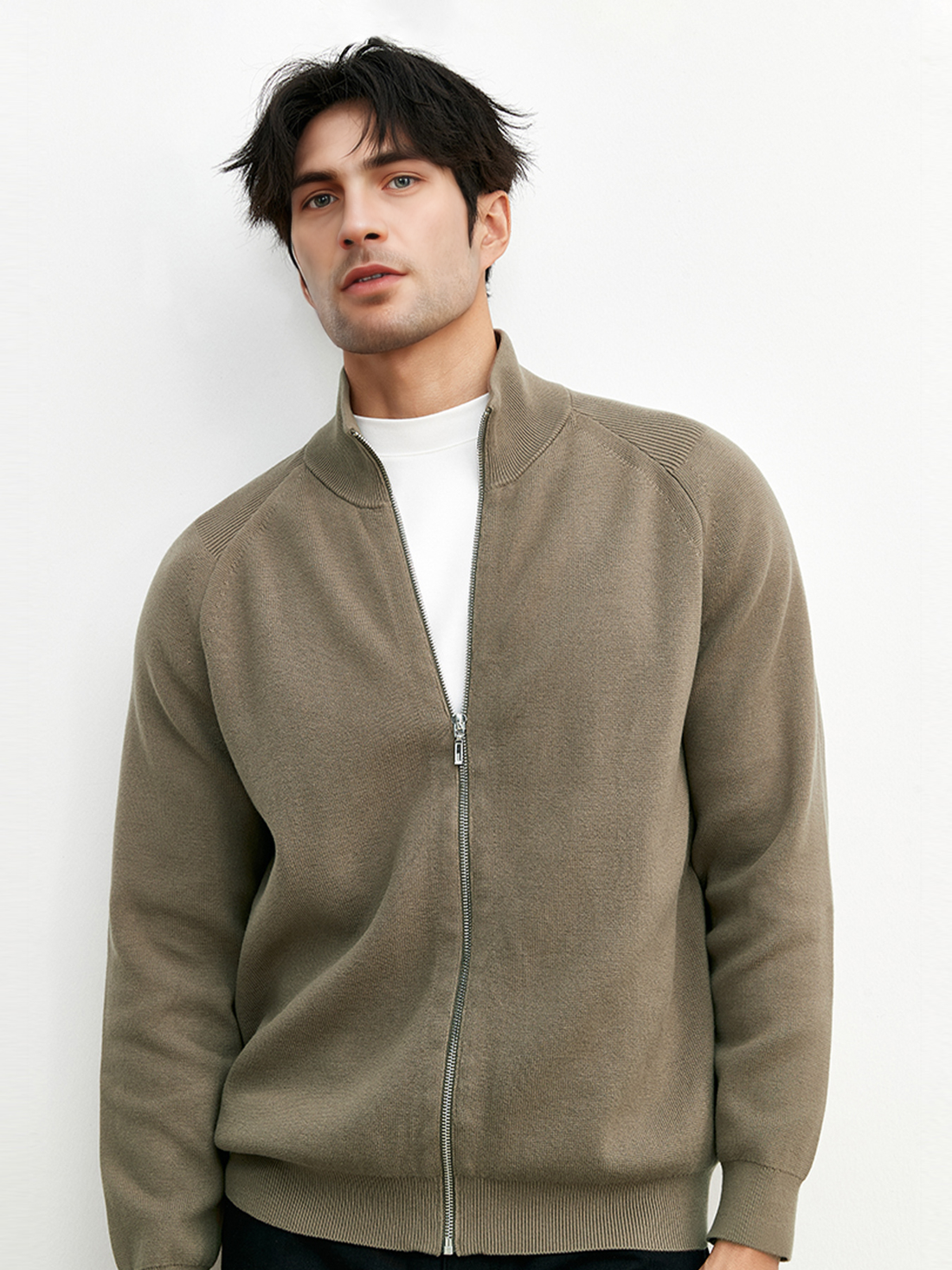 GentleKnit Zip Cardigan | 