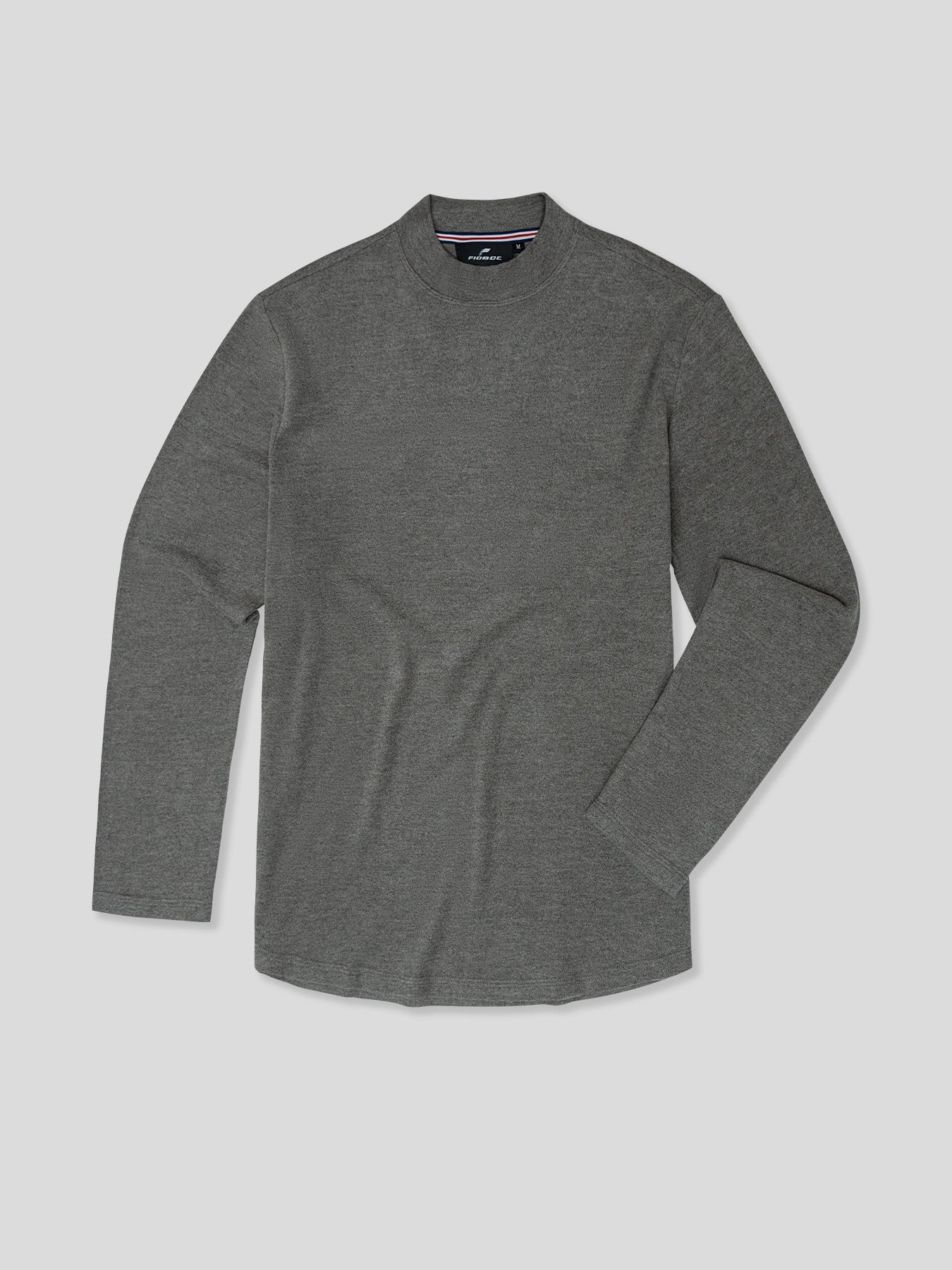 StaySmooth Fleece Mock Neck Long Sleeve Tee