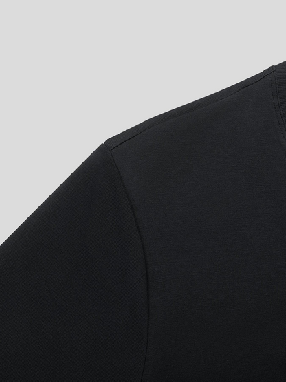 StaySmooth Long Sleeve Curve Hem Tee: Classic Fit