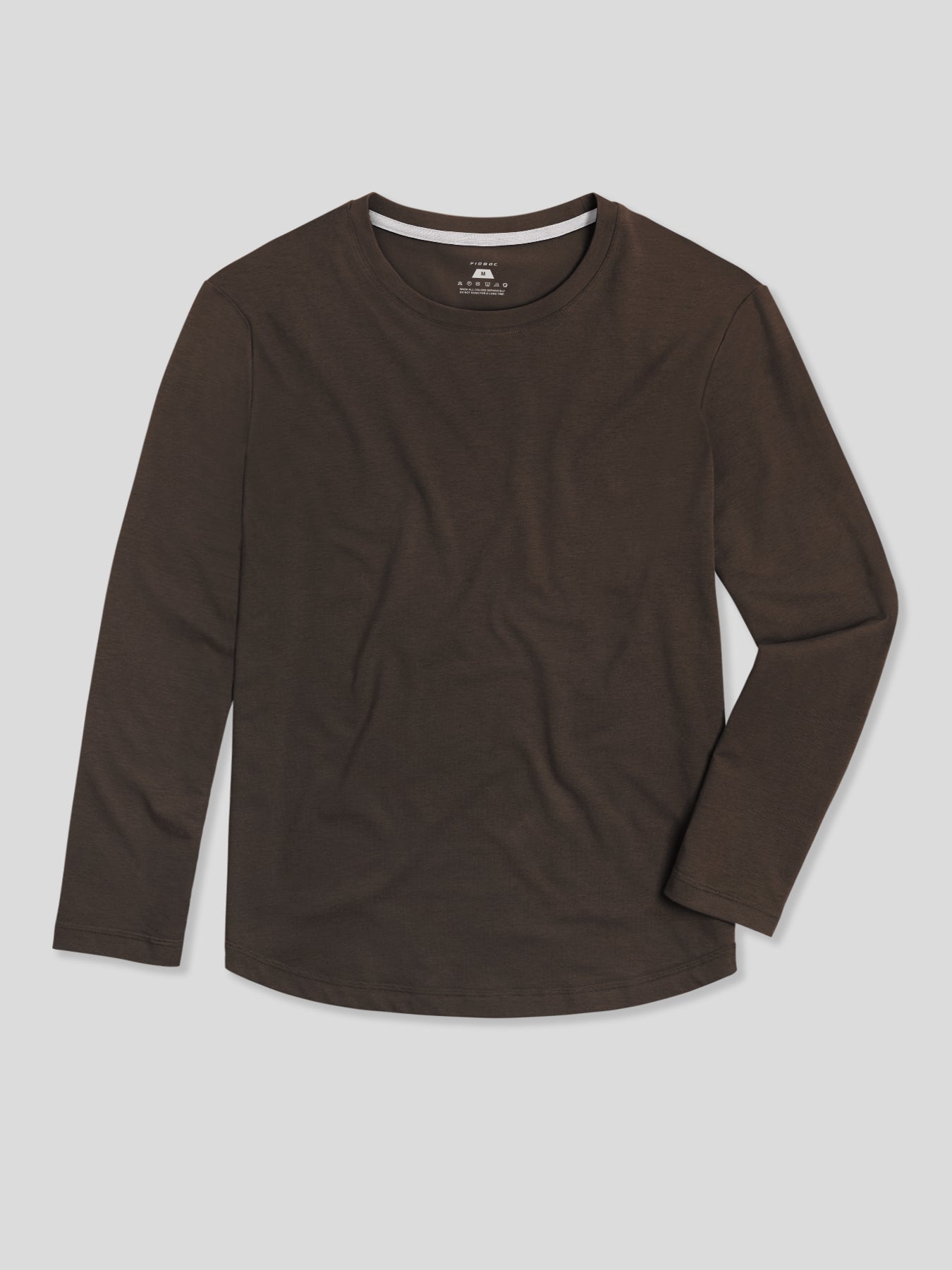 StaySmooth Long Sleeve Curve Hem Tee:Classic Fit