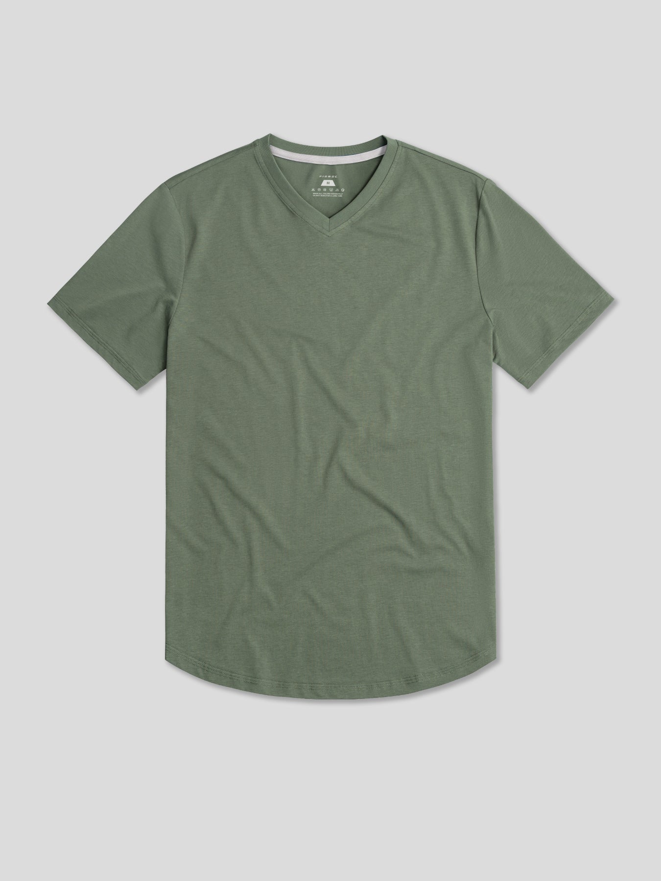 StayCool 2.0 V-neck Curve-Hem Tee: Classic Fit