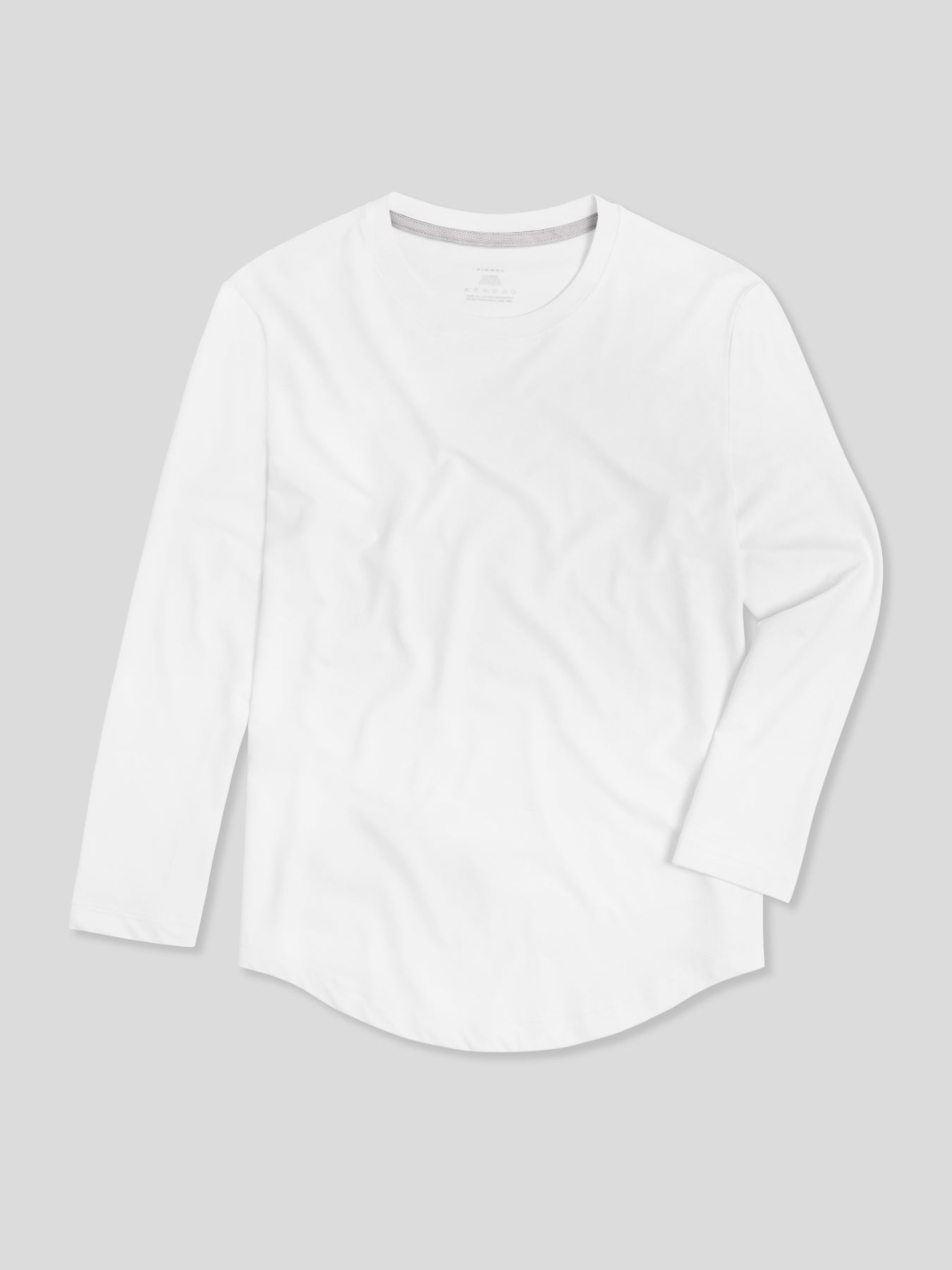 StaySmooth Long Sleeve Elongated Tee:Slim Fit