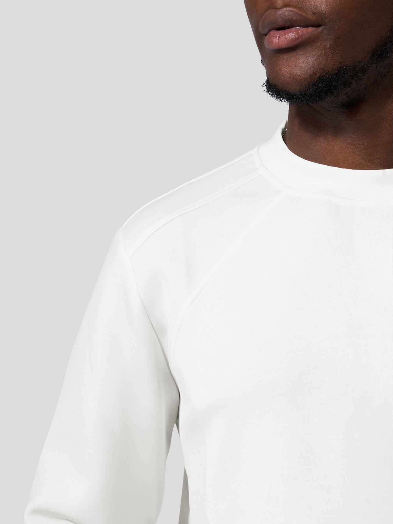 Modal Blend Fall Panel Sweatshirt Wrinkle Resistant Daily Wear