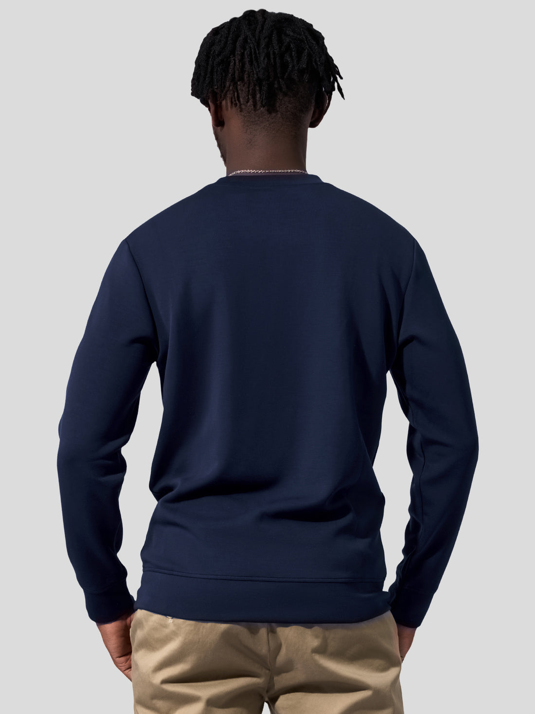 Modal Blend Fall Panel Sweatshirt Wrinkle Resistant Daily Wear
