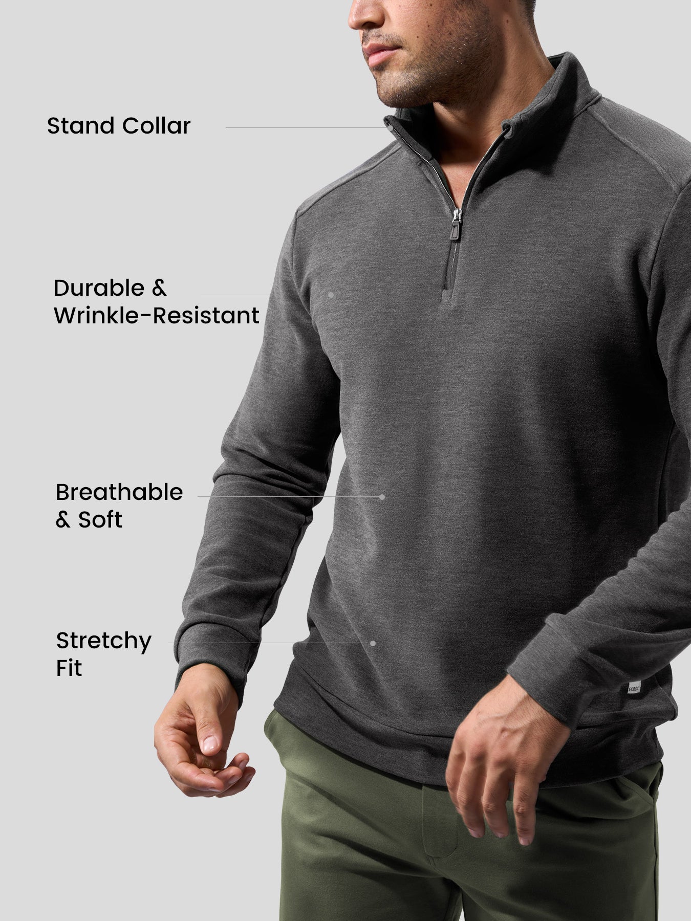 Thermo Fleece Half Zip Sweatshirt