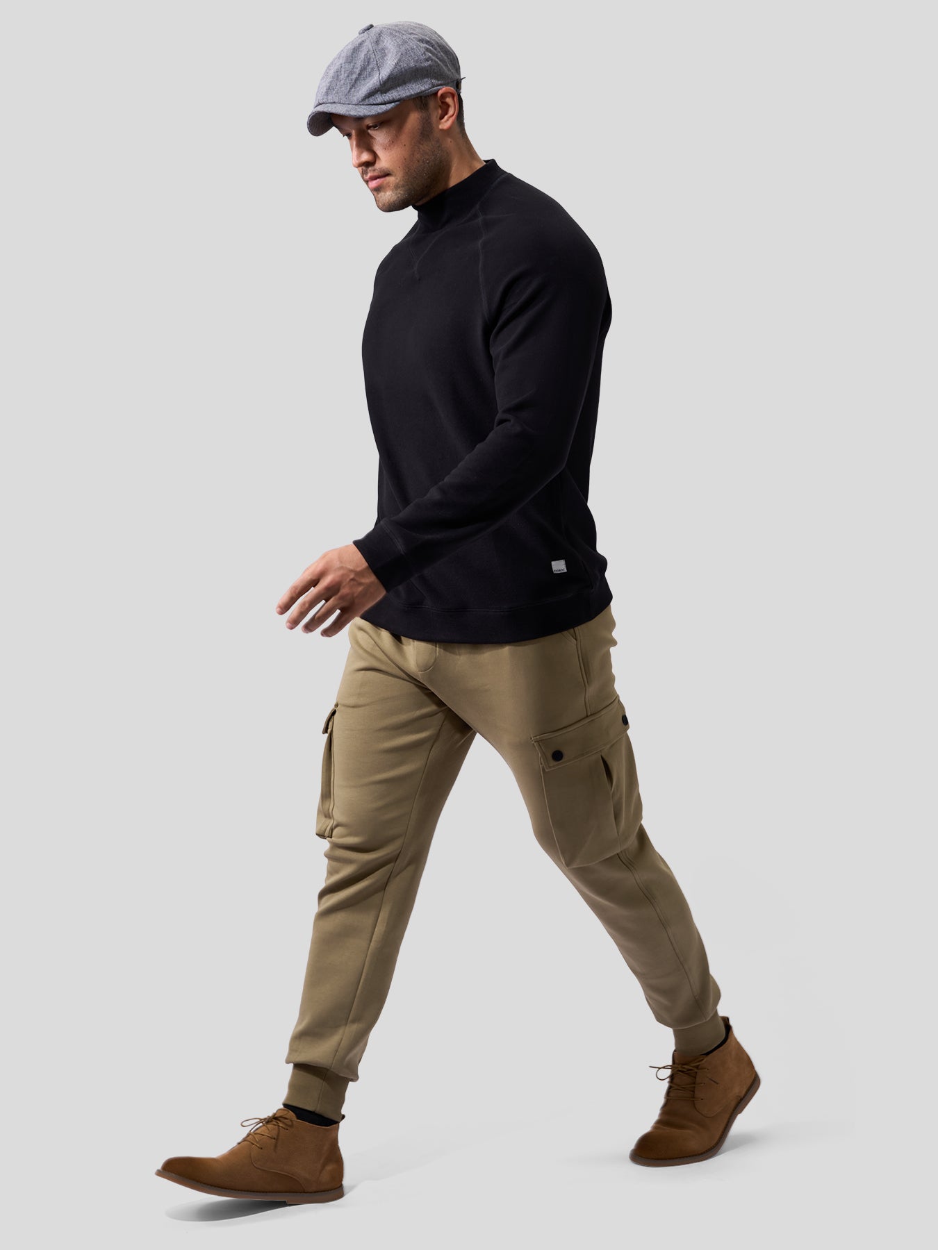 Thermo Fleece Mock Neck Sweatshirt