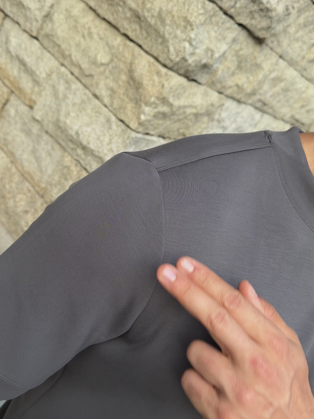 Modal Blend Short Sleeve Tee:Slim Fit