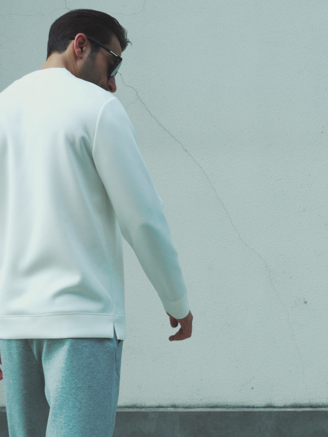 Modal Blend Crew Neck Sweatshirt