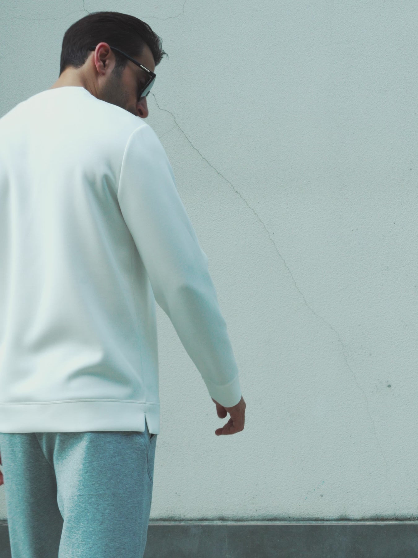 Modal Blend Crew Neck Sweatshirt