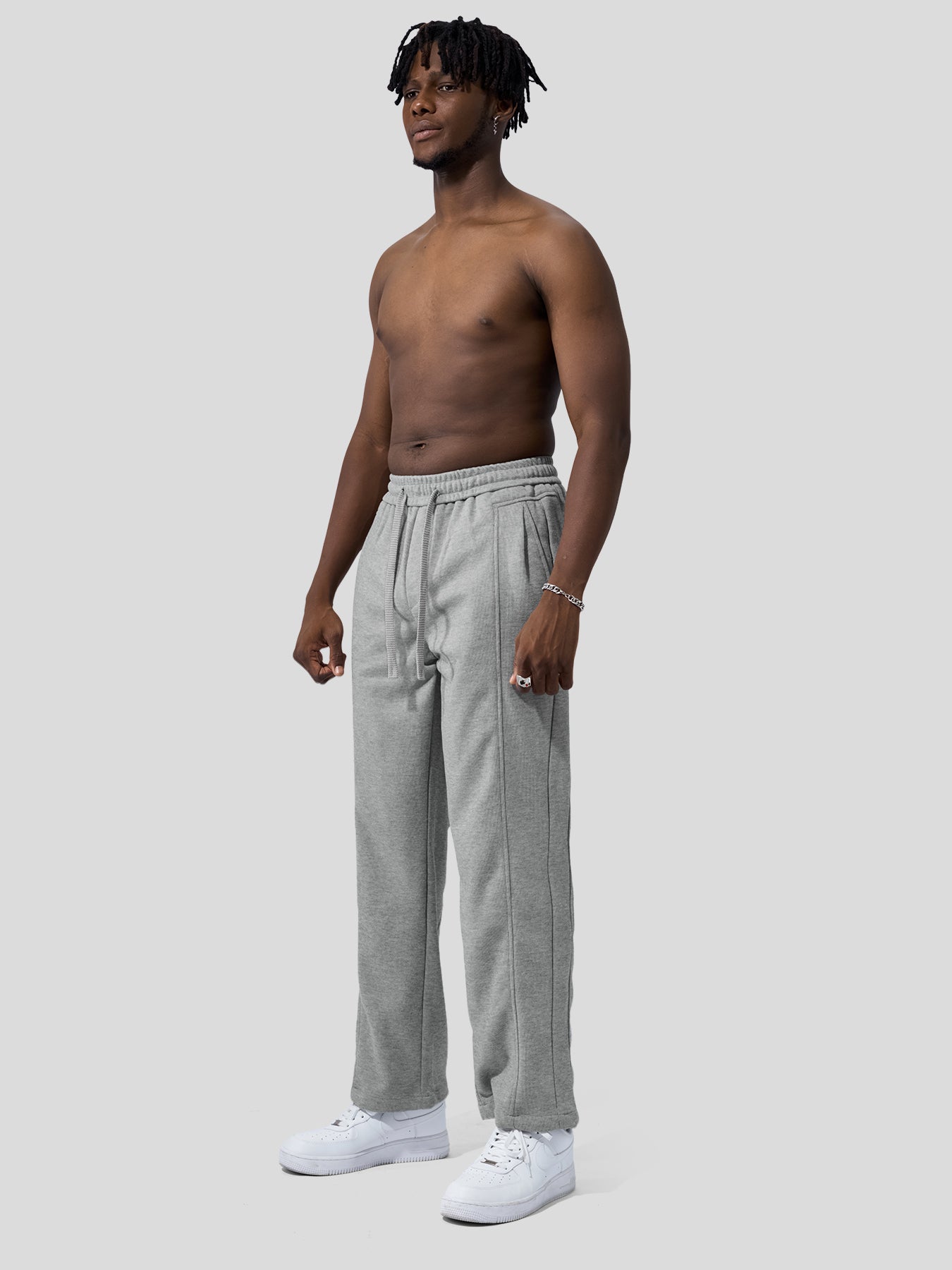 CozySpacer Winter Drawstring Straight Leg Pants Durable