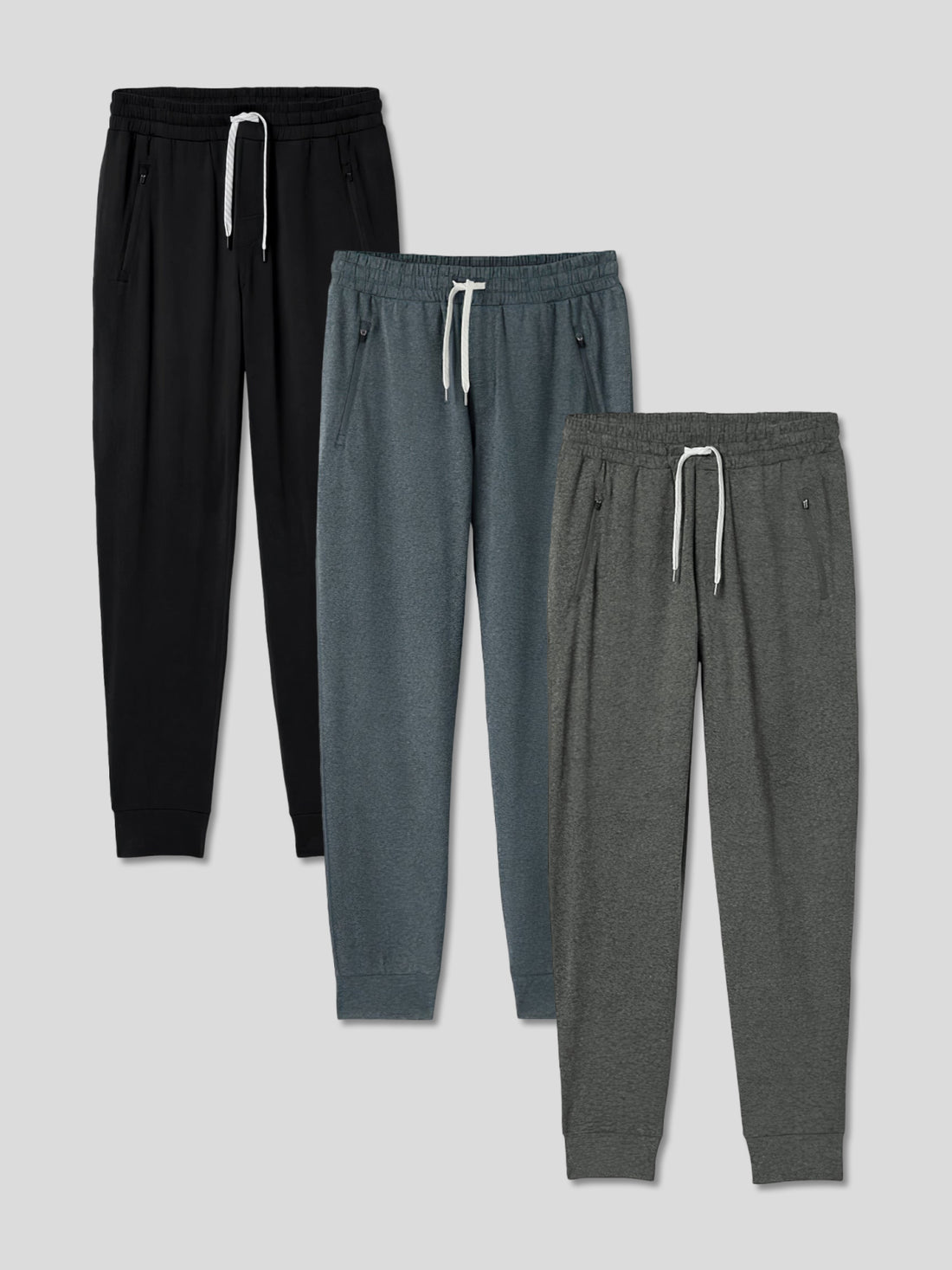 Velou Zipper Pocket Jogger 3-pack | 