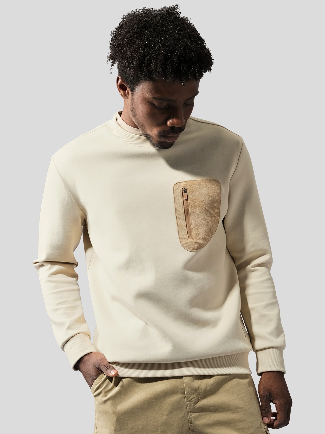 CozySpacer Utility Pocket Sweatshirt