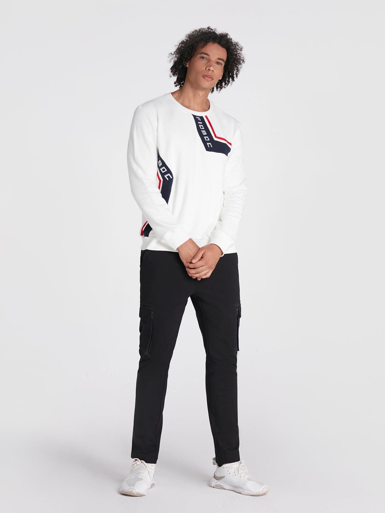 Geometric Pattern Sweatshirt