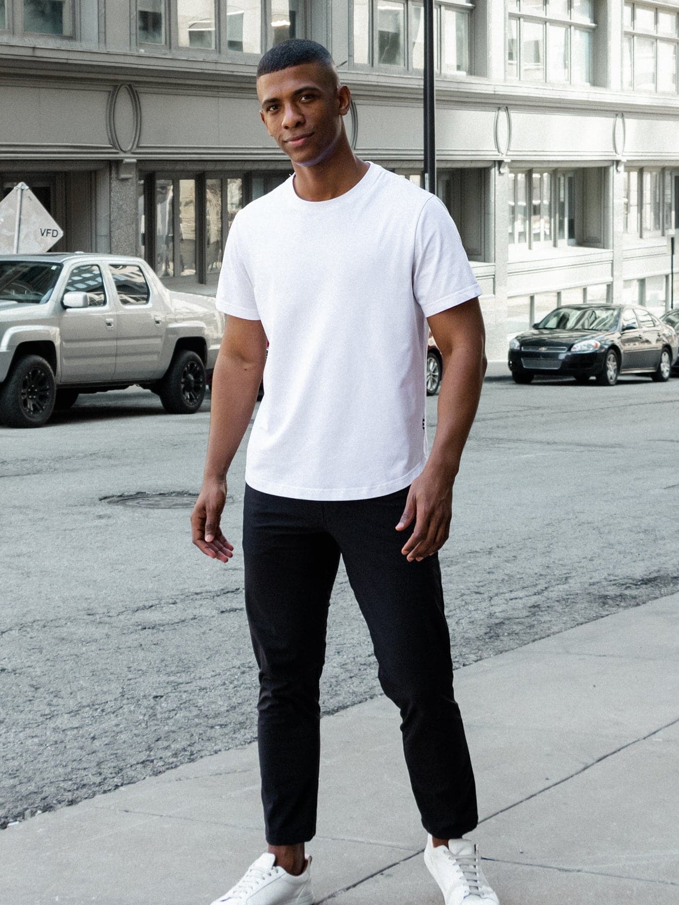 CloudWear Curve-Hem Tee: Classic Fit