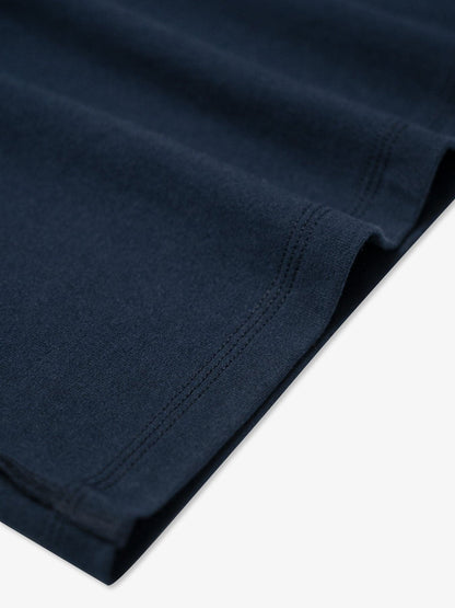 Ribbed V-neck Oversized Tee