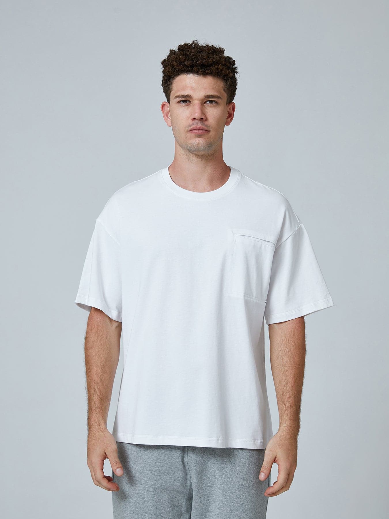 Oversized Tee With Chest Pocket