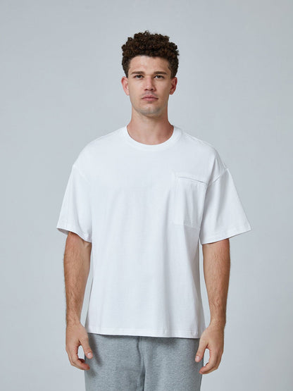Oversized Tee With Chest Pocket